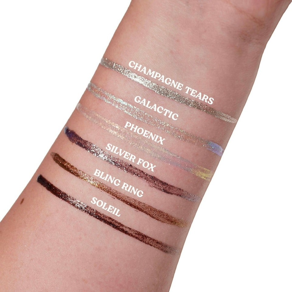 image 1 of Silver Fox Chroma Flik - Liquid Liner - Glisten Cosmetics Silver
