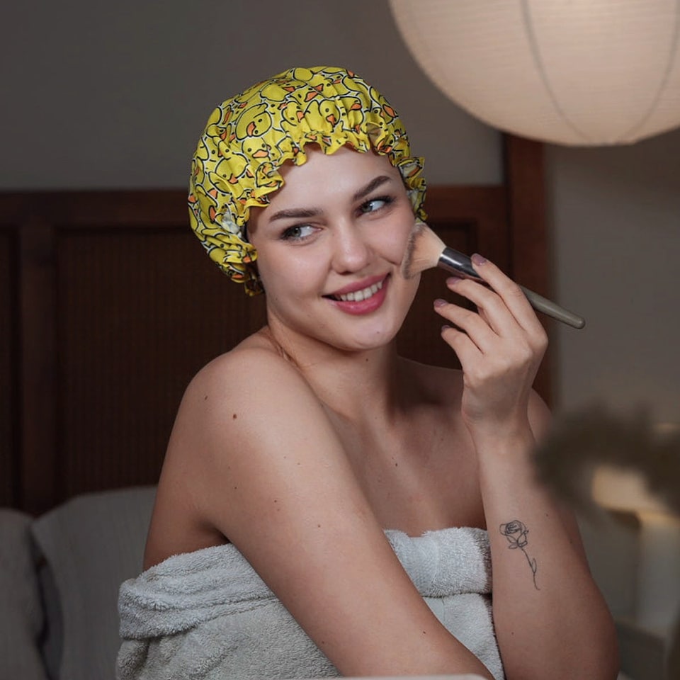 image 1 of SMUG Shower Cap - Duck Print
