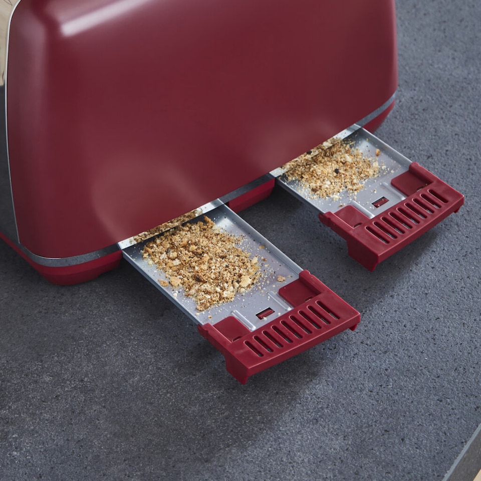 image 1 of Morphy Richards Limited Edition Accents Rhubarb Kettle & Toaster Set