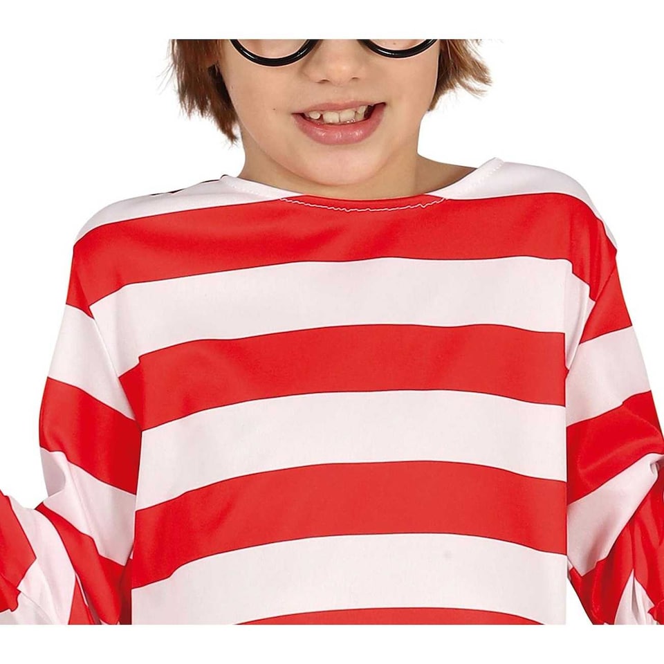 image 1 of Fiestas Guirca Childrens/Kids Hiker Costume Set | White | White/Red | 10-12 years | 1