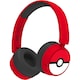 image 1 of Pokémon Pokéball Kid's Wireless Bluetooth Headphones with Built-in Microphone | Red