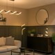 image 2 of ValueLights Infinity Black Single Twist Integrated LED Table Lamp