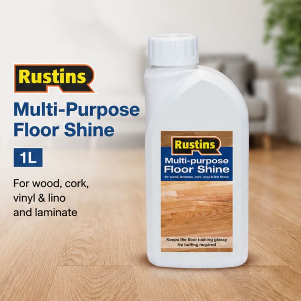 image 1 of Rustins Multi-Purpose Floor Shine 1 Litre