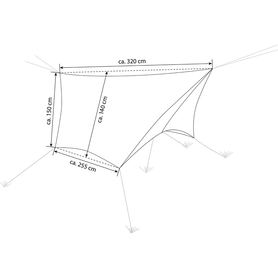 image 1 of Amazonas Camping Hammock Wing Tarp