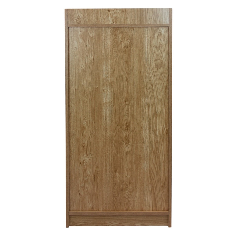 image 1 of Light Oak Wooden Litter Bin & Tray Stand