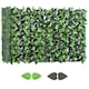 image 1 of Outsunny Artificial Leaf Hedge Screen Privacy Fence Panel for Garden 3Mx1M