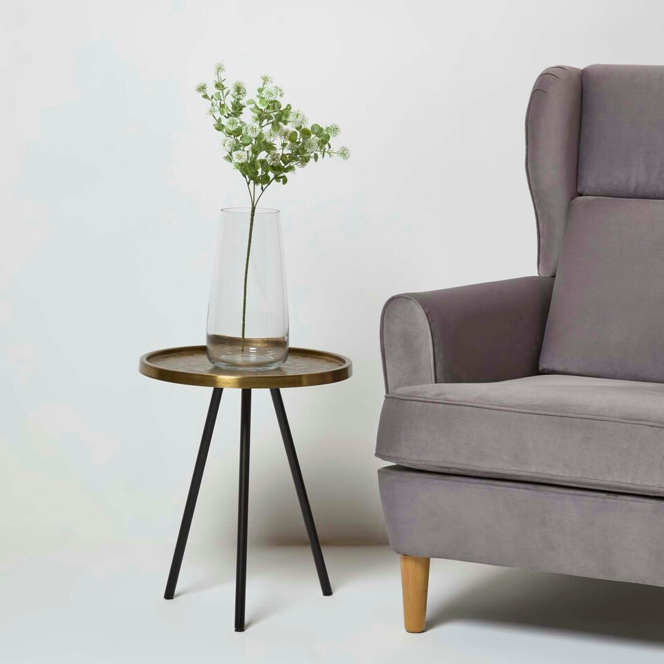 image 1 of Homescapes Artificial Branch with Small White Flowers, 66 cm