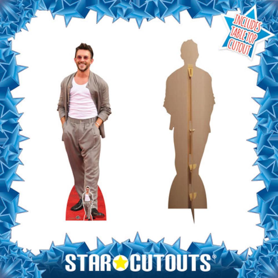 image 1 of Jonathan Bailey Grey Lifesize Cardboard Cutout 181cm