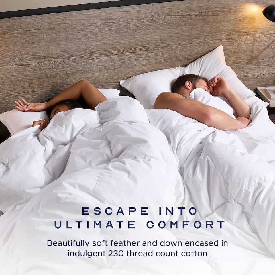 image 1 of Snuggledown Goose Feather & Down Duvet, 10.5 Tog, Super King | White