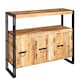 image 1 of Cosmo Industrial Sideboard - Solid Mango Wood - L43 x W135 x H90 cm | Brown