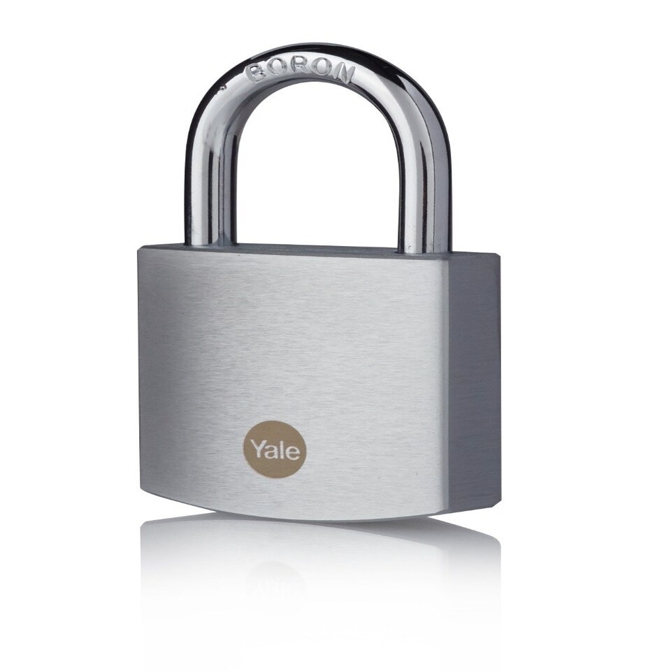 image 1 of YALE BRASS PADLOCK 50MM WITH CHROME FINISH