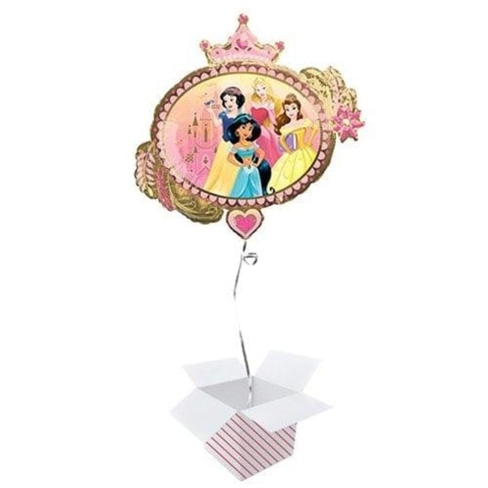 image 1 of Princess Once Upon A Time Helium Foil Giant Balloon - Inflated Balloon in a Box Multi