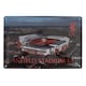 image 2 of Liverpool FC Metal Stadium Sign (Pack of 2) - Red Brown/White - One Size