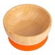 image 1 of Tiny Dining Children's Bamboo Suction Bowl - Orange | Orange | Orange