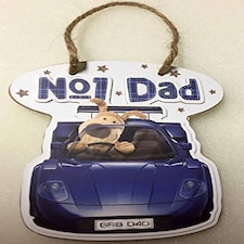 No 1. DAD Boofle Hanging Plague GREAT DAD CAR Christmas Fathers day Birthday Any Occasion