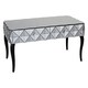 image 2 of Interiors by Premier Distinctive Silver Coffee Table, Geomatric Silver Decorative Table For Hallways, Coffee Table For Patio Silver