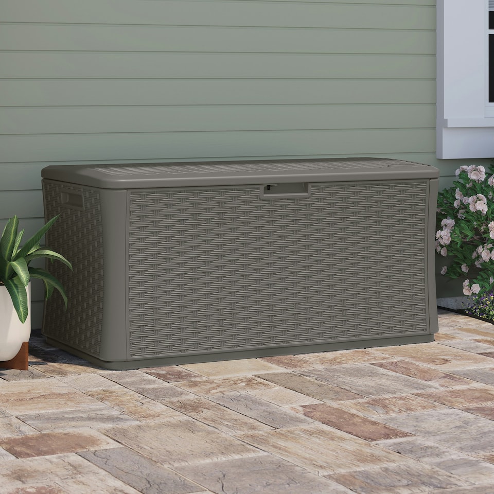 image 1 of Suncast Oregon 507L Storage Box - Stone Grey Grey