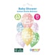 image 2 of Pastel Baby Shower Latex Balloons 33cm / 13 in - Pack of 6
