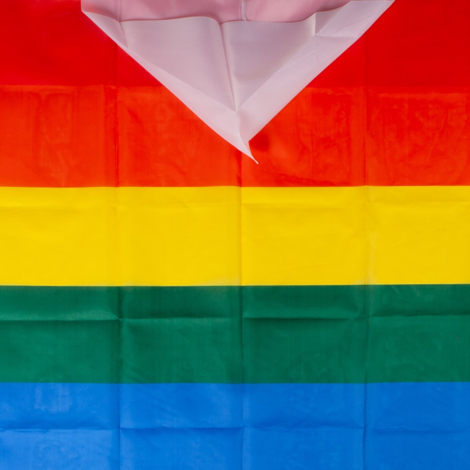 image 1 of VFM e-Store Rainbow Pride Hooded Cape 90 x 150cm