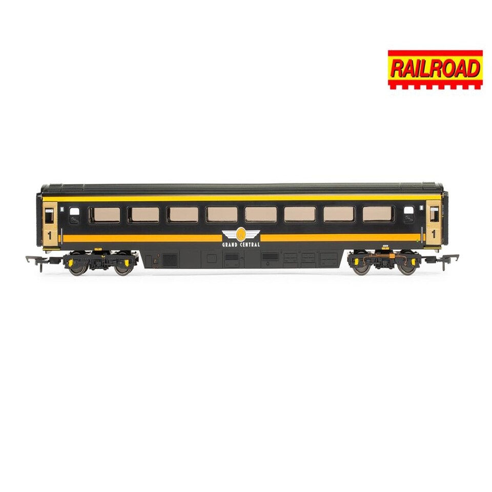 image 1 of Hornby Railroad Mk3 HST TFO Coach Grand Central 41206