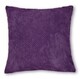 image 1 of Plain Soft Velour Cushion - 43cm x 43cm | Red | Plum