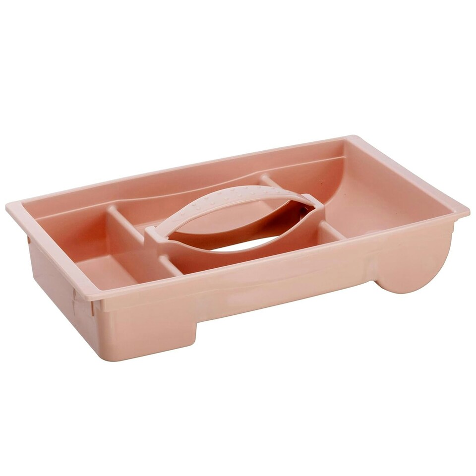 image 1 of Keeeper Minnie Organiser Storage Box with Lid - Nordic Pink
