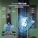 image 8 of Vonhaus Hard Shell Suitcase Set 3 Piece with TSA Lock | Green | Green