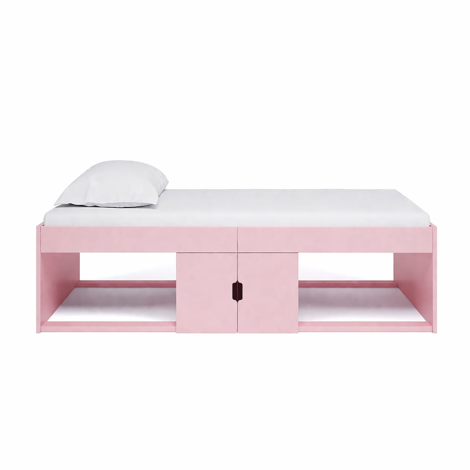 image 1 of Low Single 3ft Cabin Bed Frame, Pink