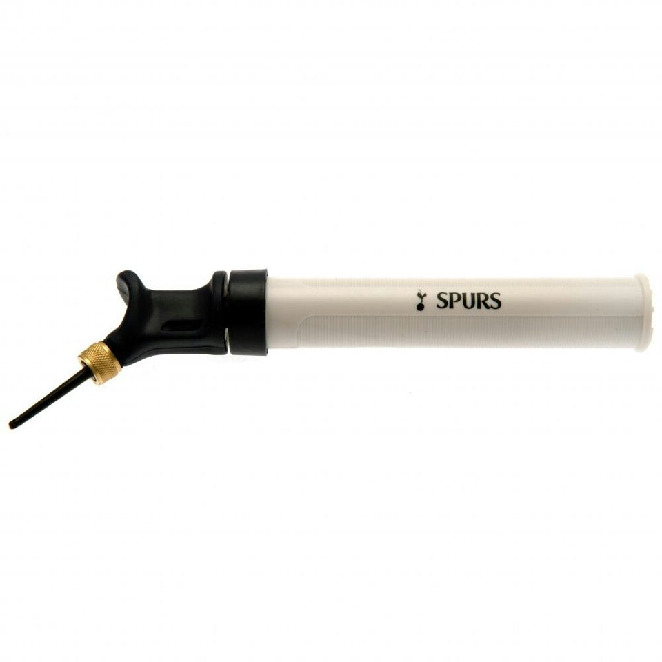 image 1 of Tottenham Hotspur FC Dual Action Football Pump - White - One Size