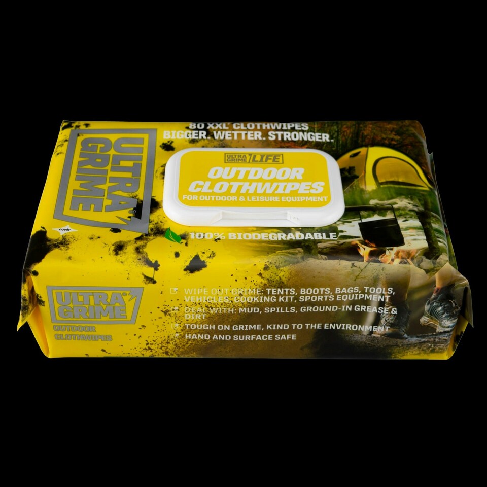 image 1 of UltraGrime Disposable Wipes XXL+ 40 & 60 & 80 Packs - Life Outdoor 80 Pack
