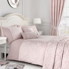 D & D Blossom Duvet Cover Set Blush