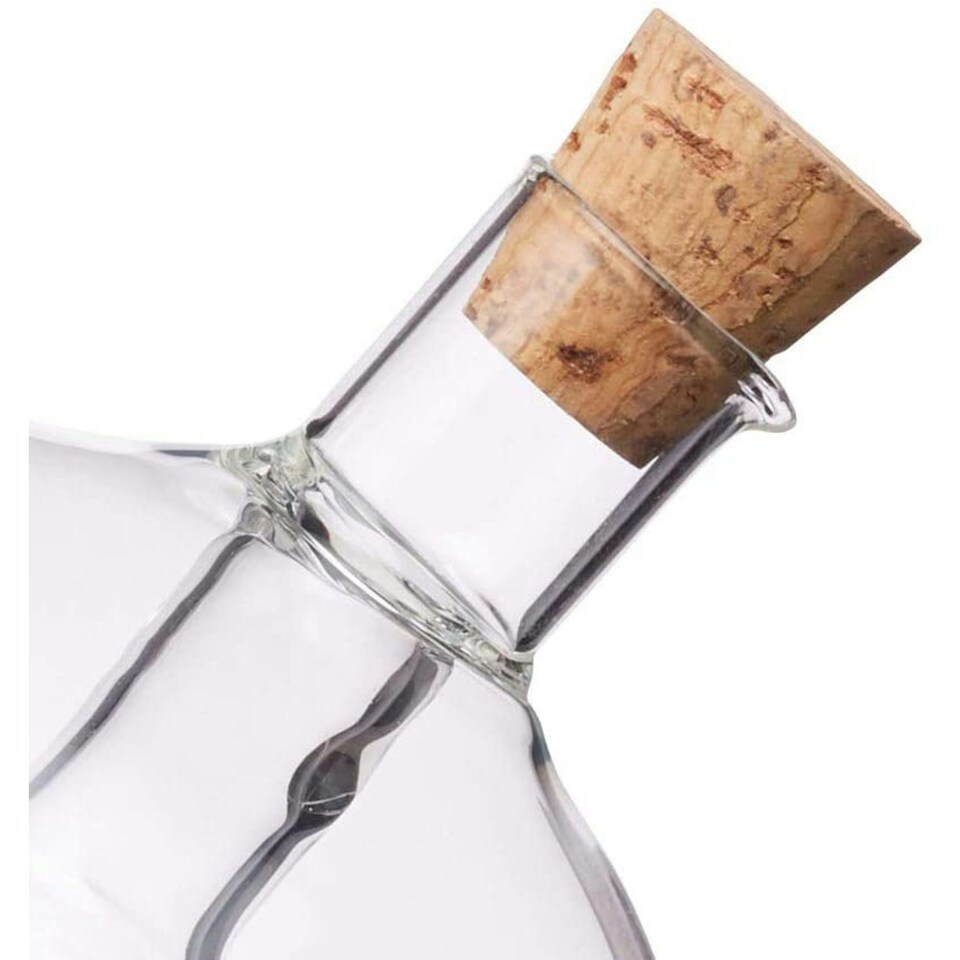 image 1 of KitchenCraft World of Flavours Italian Round Dual Oil and Vinegar Bottle