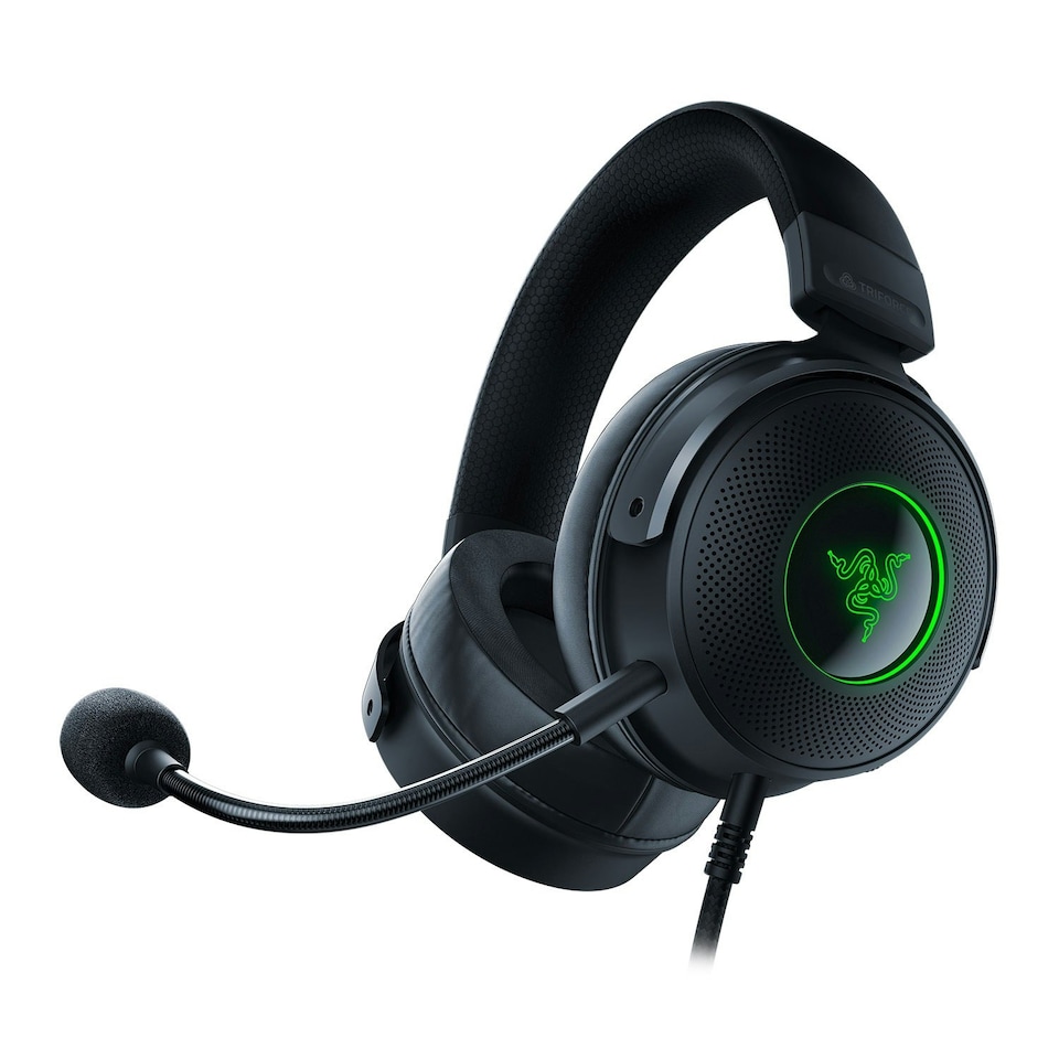 image 1 of Razer Kraken V3 Wired USB Gaming Headset with Chroma RGB Black
