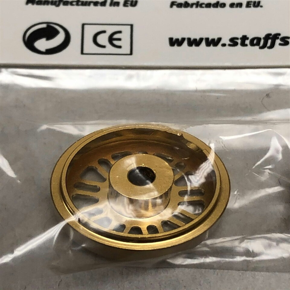 image 1 of Staffs Aluminium BBS Style Wheels in Gold 16.9x8.5mm STAFFS36