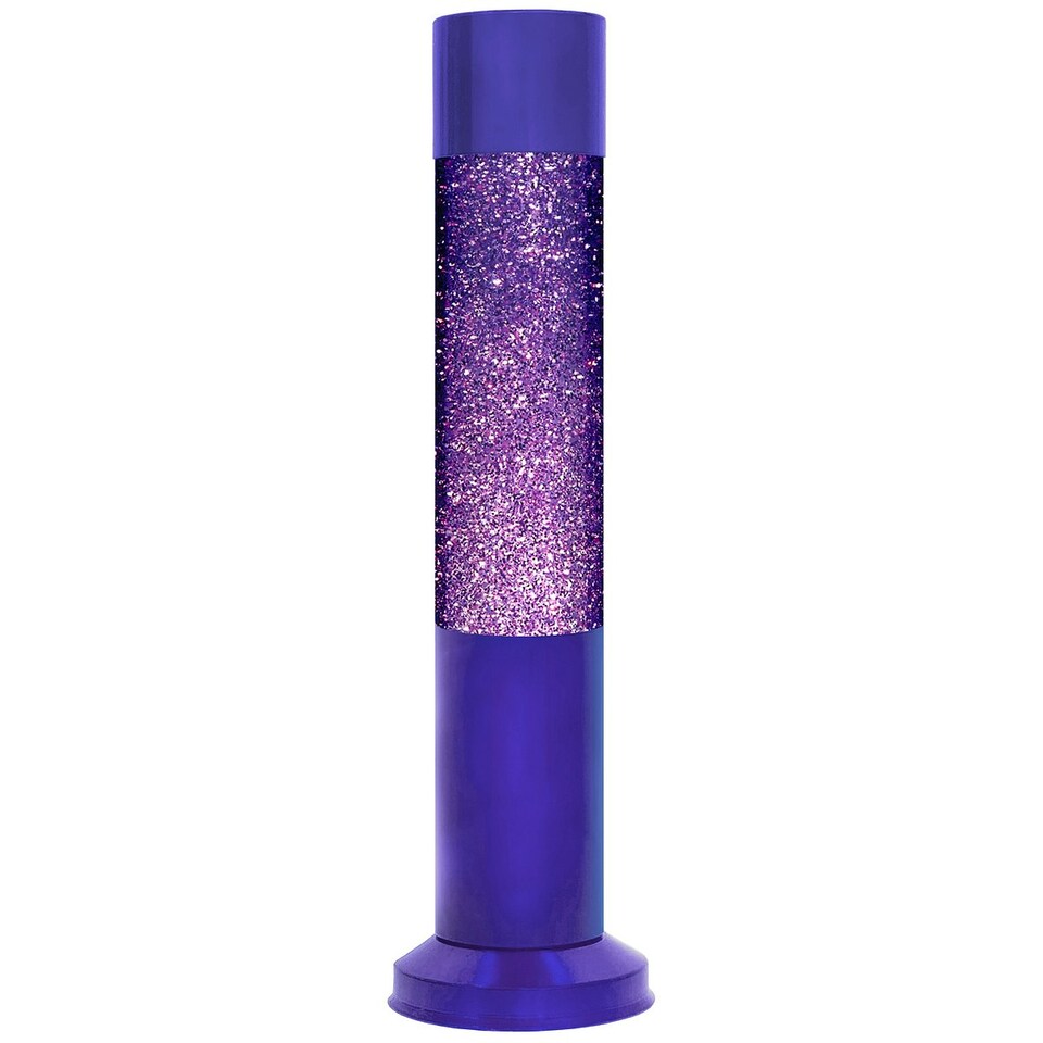 image 1 of Nova Baby Purple Glitter Lamp Purple