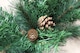 image 3 of Best Artificial 12ft Colorado Pine Christmas Garland with Pine Cones with 100 warm white battery lights