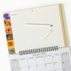 image 3 of 2026 Monthly Memo Board Calendar & Pen Tropical Design
