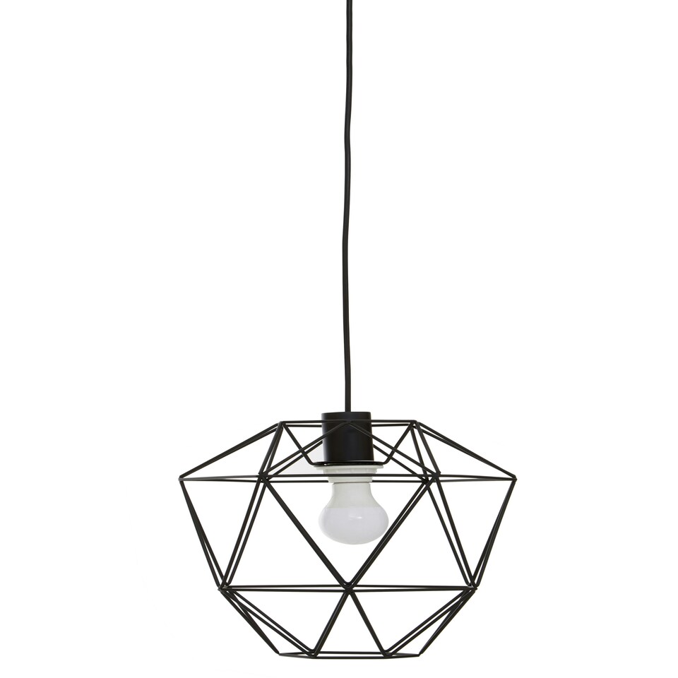 image 1 of Interiors by Premier Wyra Black Pendant Light