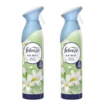 Febreze White Jasmine Air Freshener Spray 185ml 2 Pack