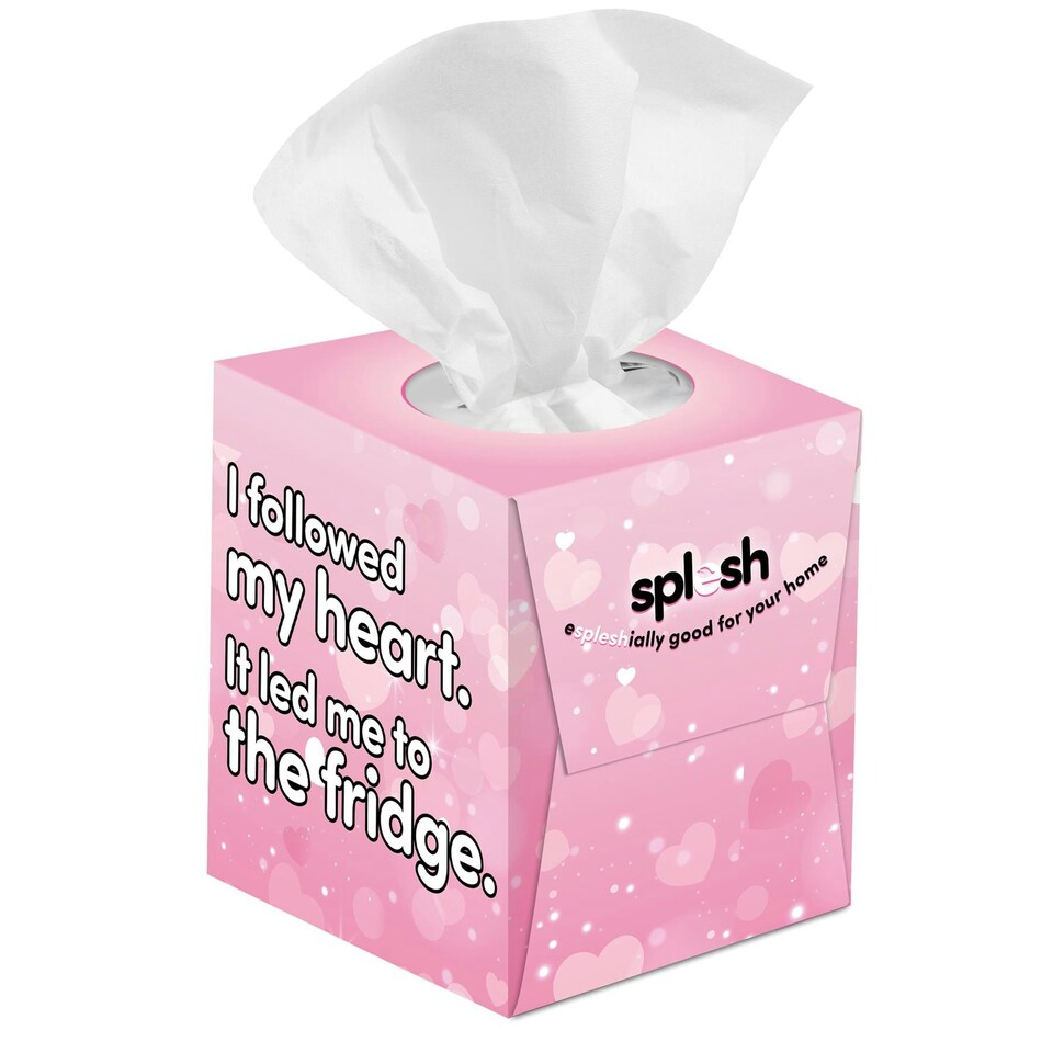 image 1 of Splesh 3-Ply Facial Tissues Ultra Soft 24 Cube Boxes (1344 Total) Bulk Pack
