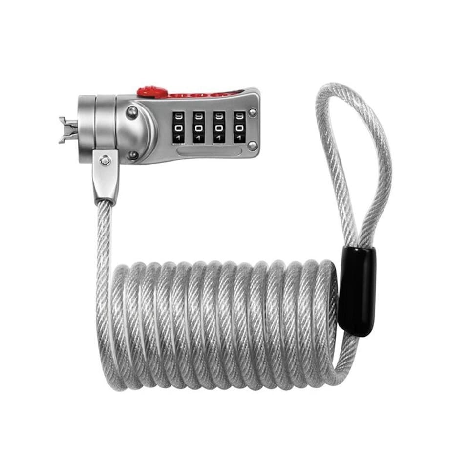 Master Lock Combi Computer Cable Lock 1.8m X 5mm - Multi Colour - One Size