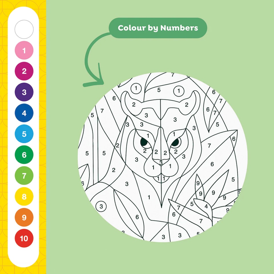 image 1 of Colour by Numbers - The Tropics