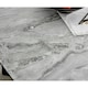 image 2 of Furniturebox Carson 160cm White Marble Effect Large Dining Table with Black Legs