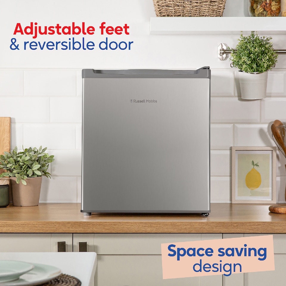 image 1 of Russell Hobbs RHTTLF2E1SS 40L Larder Fridge Stainless Steel