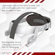 image 5 of Venom Power Strap for Meta Quest 3 - Padded Headstrap with Integrated Power Bank White | Grey