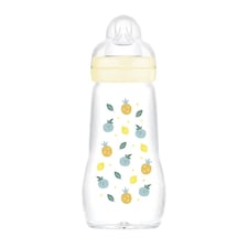 MAM Feel Good Glass Bottle Unisex 260ml | Clear | Not provided