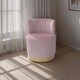 image 6 of Loretta Barrel Chair Dusty Pink Accent Chair Pink