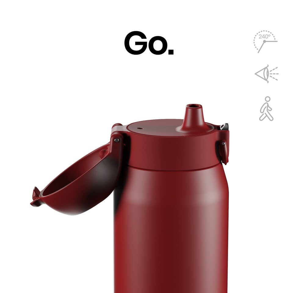 image 1 of ION8 REVIVE Insulated Steel Water Bottle, Dual Tone, 910ml / 30oz