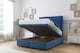 image 2 of Sloomy Pemberton Navy Plush Ottoman Bed With Mattress With 26" Strutted Headboard 4' Small Double