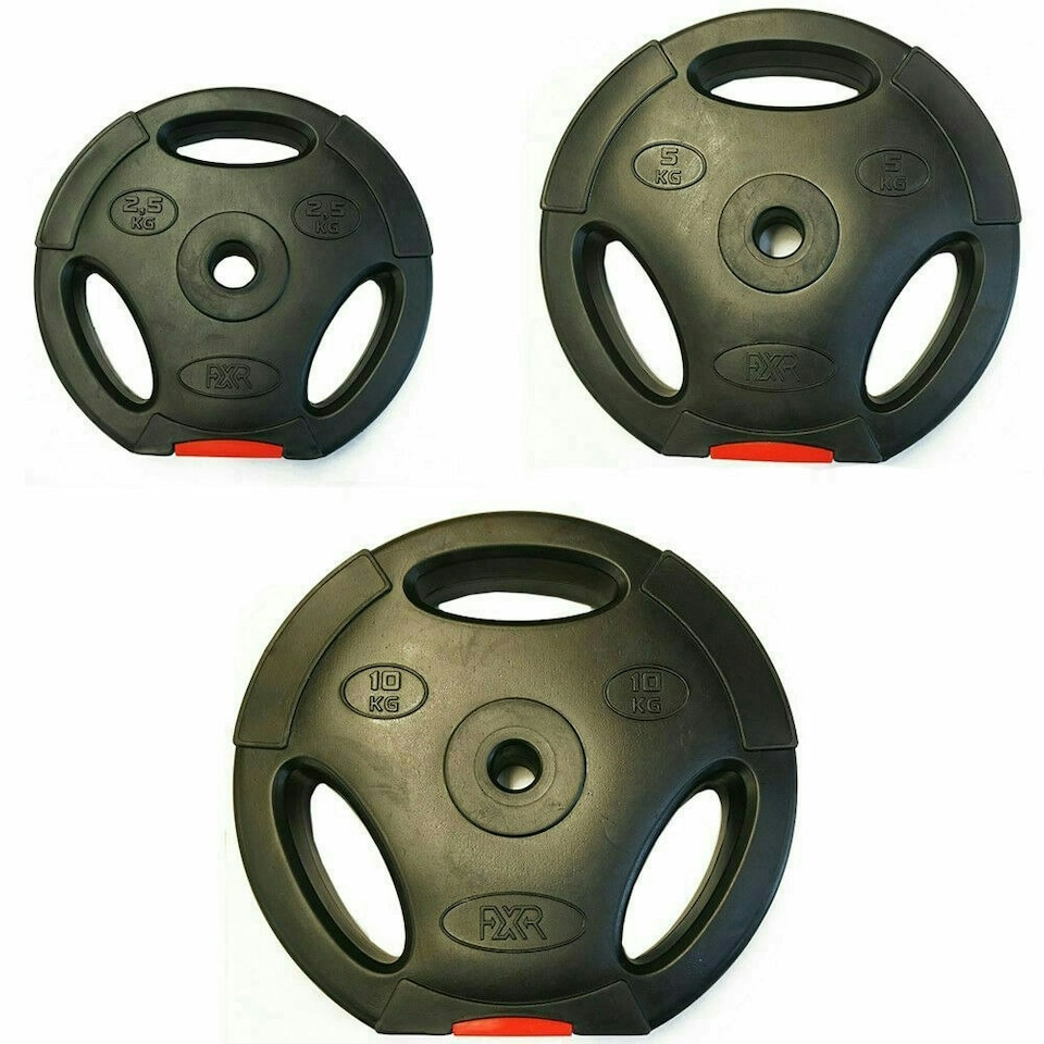 image 1 of Vinyl Tri - Grip 1" Weight Plates - 2 x 5kg